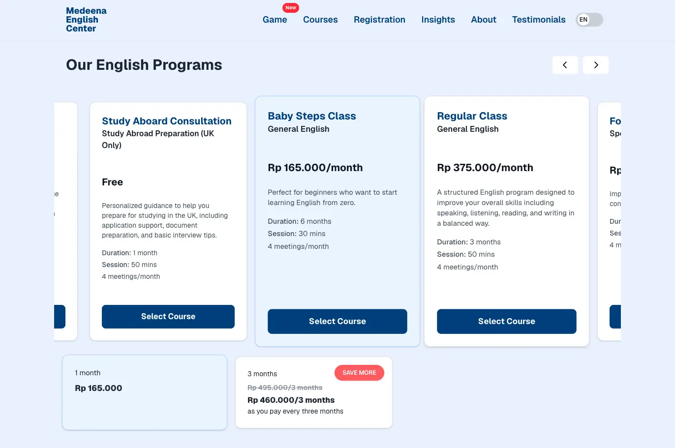 Medeena English Center screenshot 2